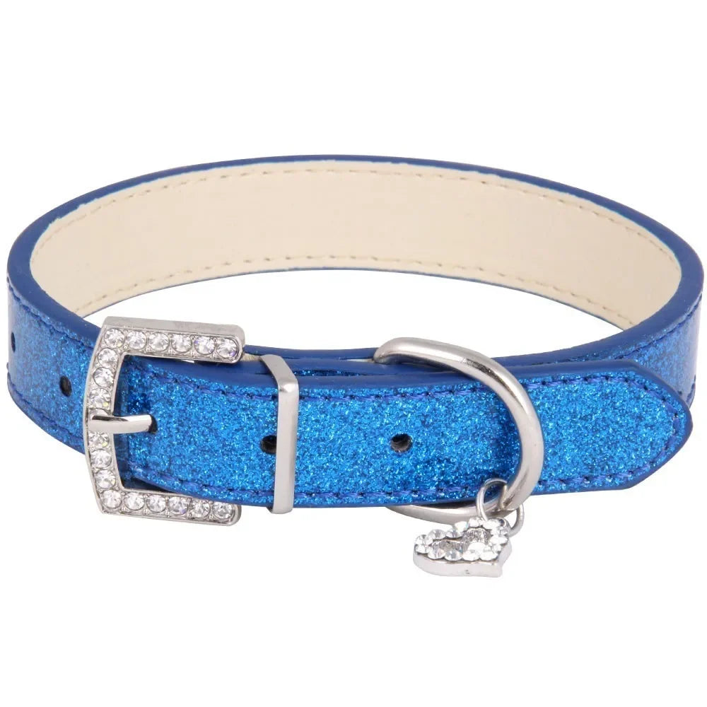 Dog Collar with Rhinestones for Small Dogs Necklaces for Dogs S M L XL XXL Chain Large dog  Chihuahua Pet supplies