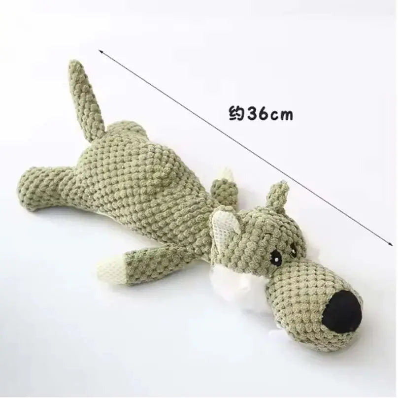 2025 Pet Dog Toys for Large Dogs Cute Plush Squeak Fleece Durable Chewing Cute Soft Pet Molar Toys Dogs Accessories 100K+ simila