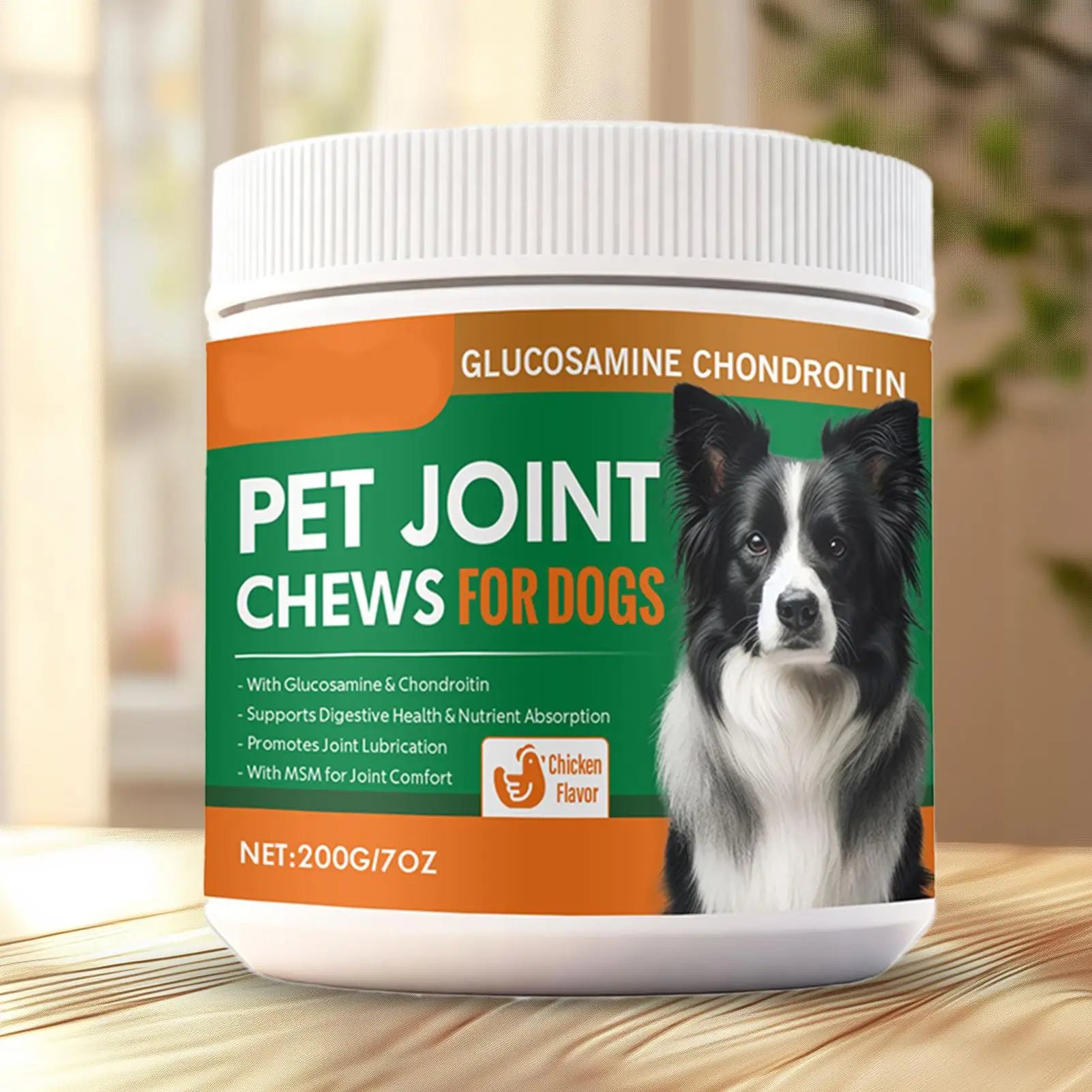 Dog Joint Supplement Chewable Pill Nutrient Pet 100-piece Joint Health For Dogs For Home Travel Daily Care Digestive Absorption