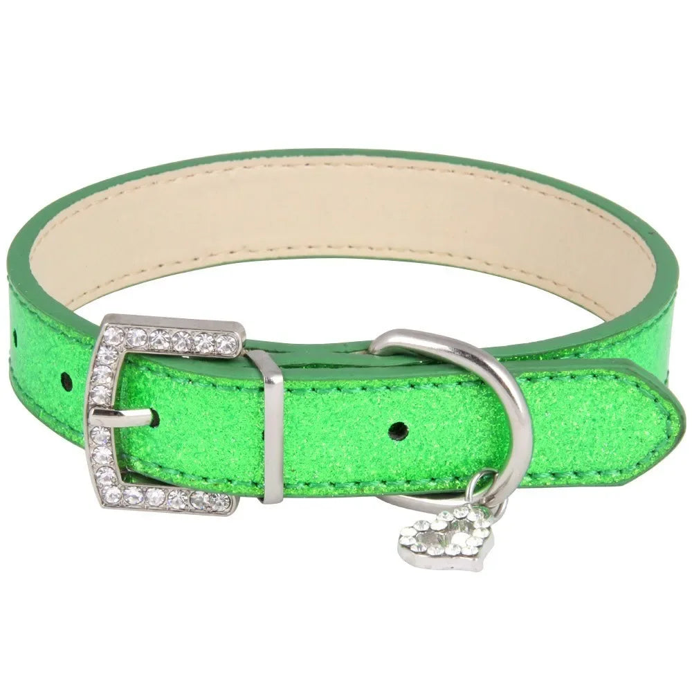 Dog Collar with Rhinestones for Small Dogs Necklaces for Dogs S M L XL XXL Chain Large dog  Chihuahua Pet supplies