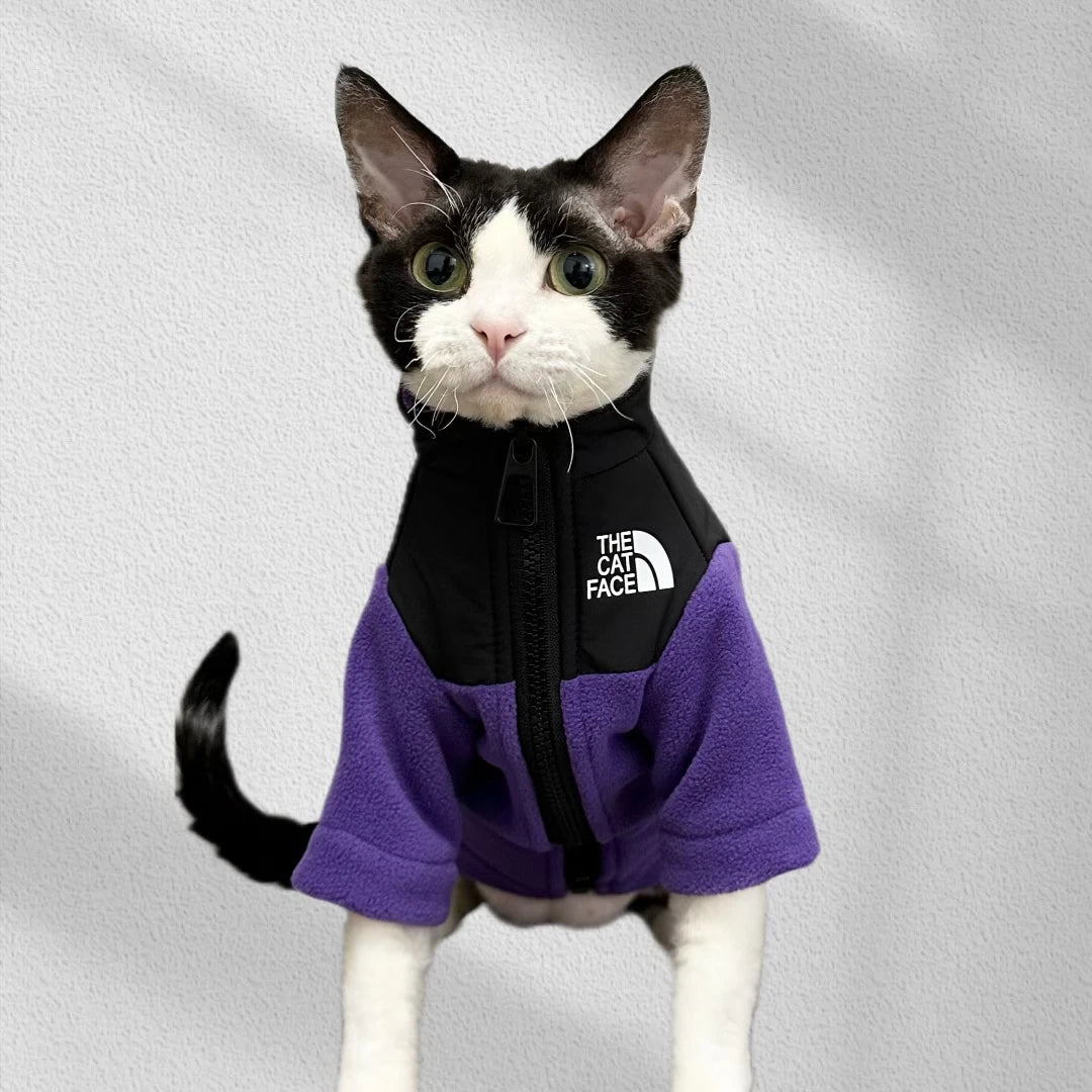 Fashion Handmade Sphynx Cat Clothes Soft Kitten Cat Jacket Luxury Warm Costumes For Sphinx Devon Cat ropa para gato