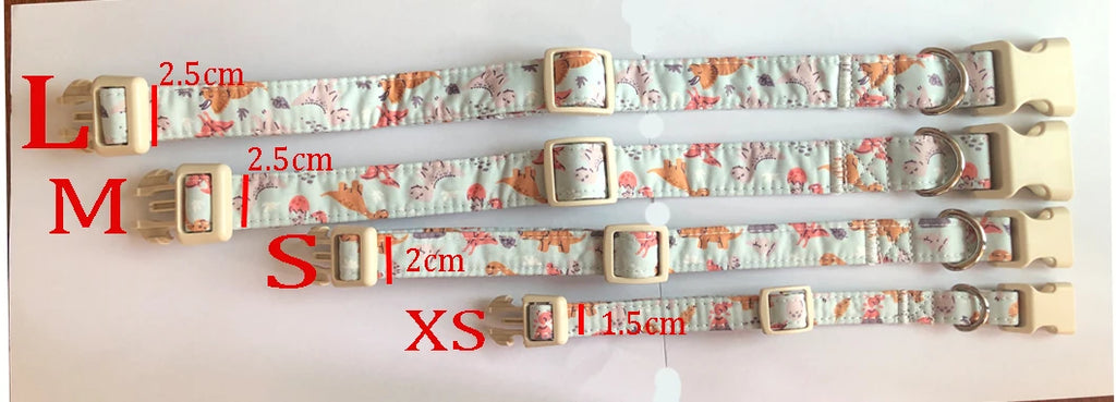100% True Cotton Fabric Pet Collar Adjustable Safety Cotton Collar For Dog Cat Puppy Kitten Pet Accessories