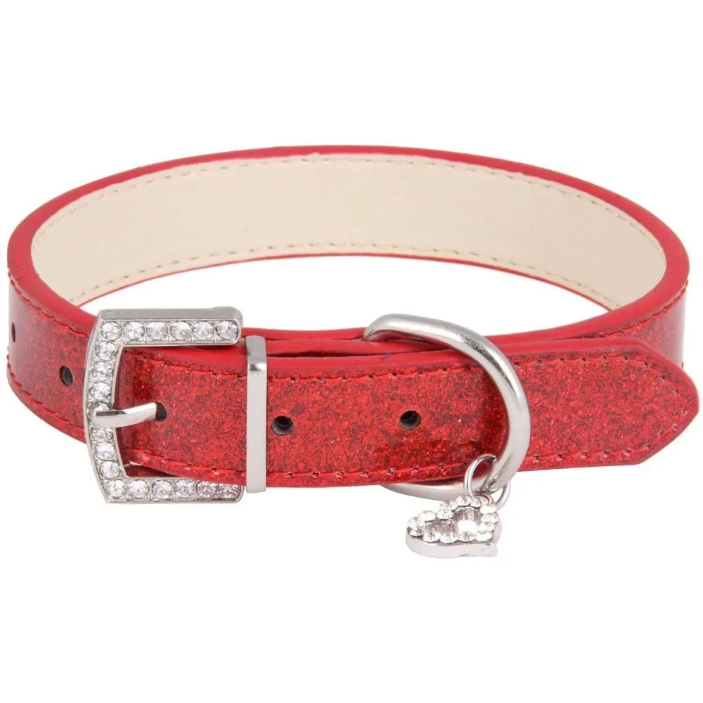 Dog Collar with Rhinestones for Small Dogs Necklaces for Dogs S M L XL XXL Chain Large dog  Chihuahua Pet supplies