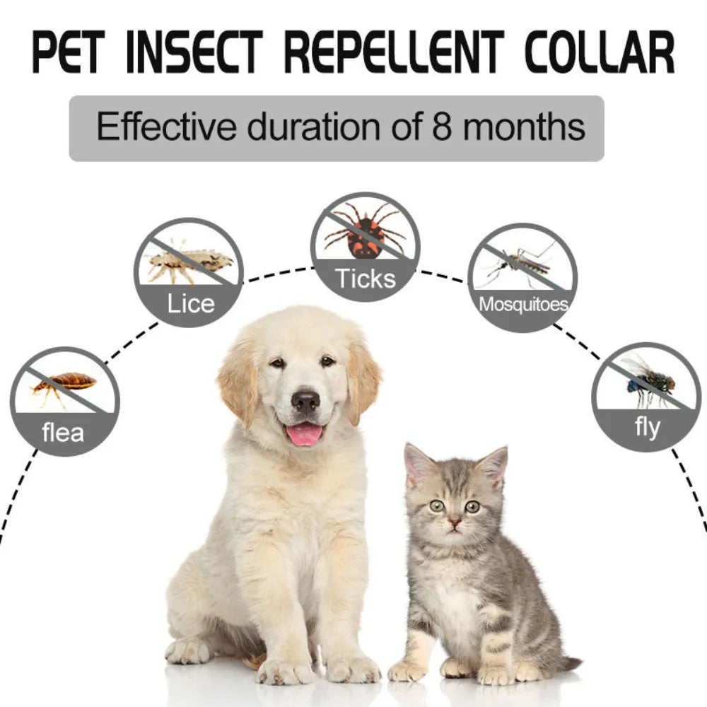Pet Calming Collar For Cats Dogs Adjustable Anxiety Pheromone Reducing Pet Collar Lasting Natural Calm Relax Soothing Collars